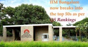 IIM Bangalore now breaks into top 50 B-Schools as per QS Rankings in Executive Education