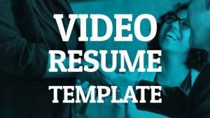 Create and add video resume in your portfolio for better opportunity
