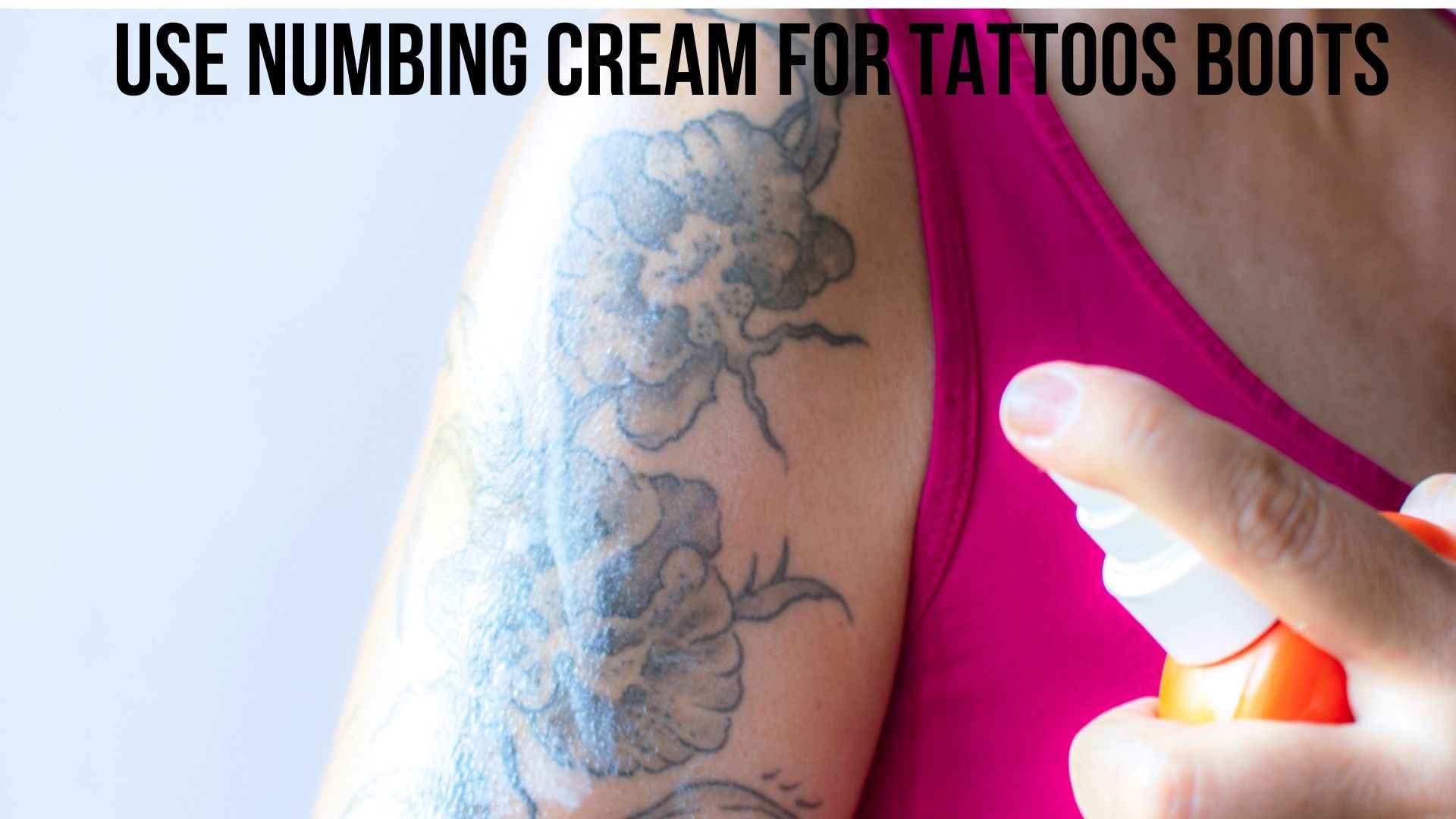 Use Numbing Cream For Tattoos Boots