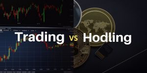 What should you do in a volatile market like Trading vs HODLing?