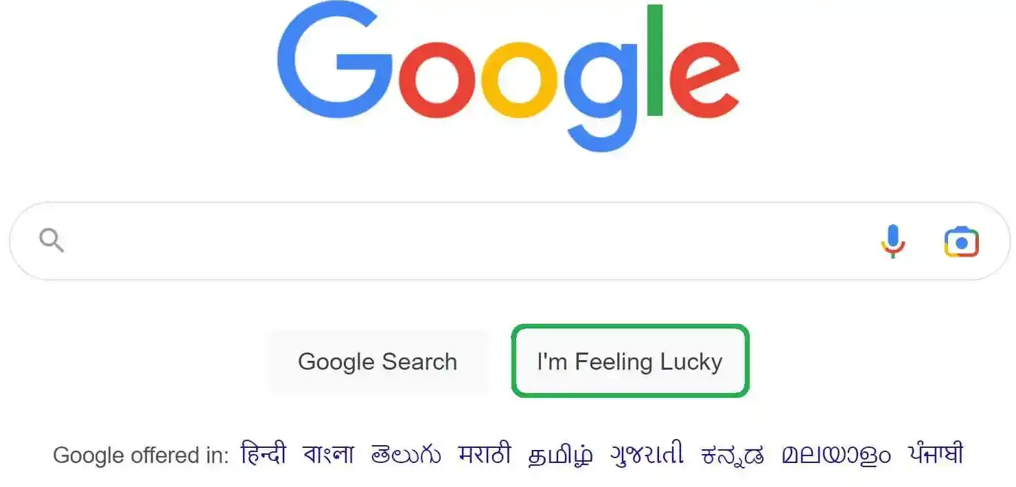 Google I’m Feeling Lucky
